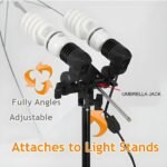 Studio Light Umbrella Holder and Hot Shoe Mount for Photography in Pakistan - Image 4