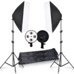 Softbox Lighting Kit 2x Sets of 2x Holder 50x70 with 2x 7Foot Stands - Image 2