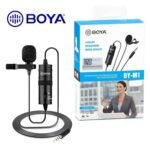 BOYA BY-M1/M1 Pro 3.5mm Audio Video Record Lavalier Lapel Microphone Clip On Mic