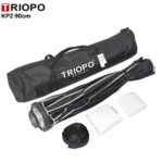 Triopo KP2 90cm Softbox portable carry bag with folded unit and accessories