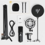 Maono AU-A04 Podcasting Professional USB Microphone Kit Black - Image 4