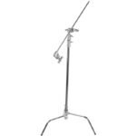 Heavy Duty C Stand 10.8ft/330cm with Boom Arm Stainless Steel Photography - Image 3