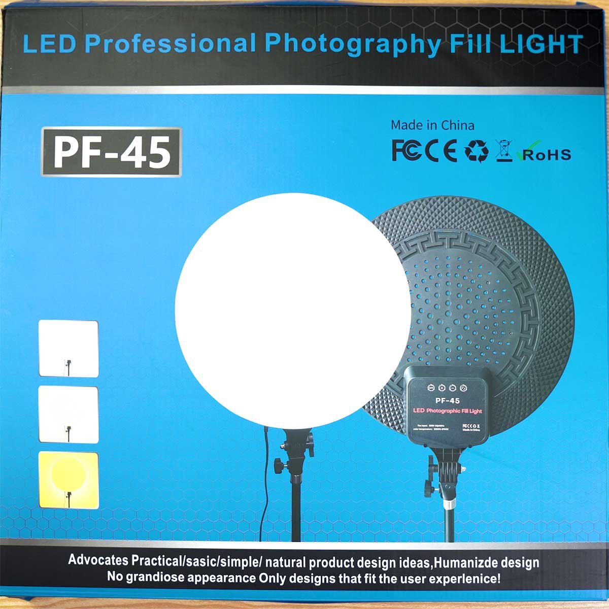 b75ee5e26b83015052a41f117ca1d337.jpg PF-45 Premium 18-Inch 60W LED Ring Light with Adjustable Stand – YouTube, Live Streaming & Photography Light in Pakistan - Image 1