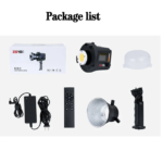 ZSYB CL-80Bi 80W Bi-Color LED Video Light 3200–5600K for Professional Photography and Videography in Pakistan