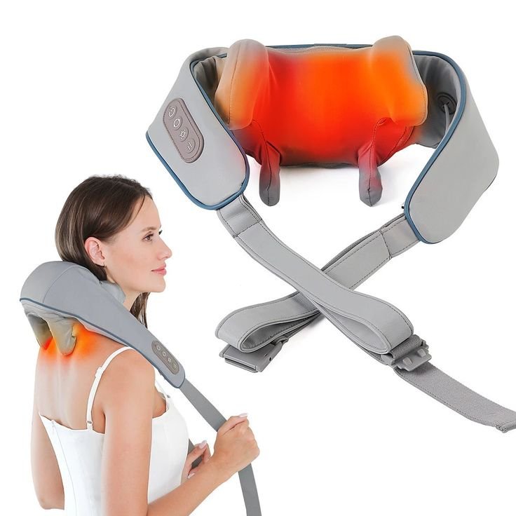 handheld massager designed for neck, shoulder, and back pain relief any body part