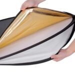 43 Inch 110cm 5 in 1 Collapsible Photography Light Reflector Kit with Carry Bag for Studio and Outdoor Lighting - Image 4