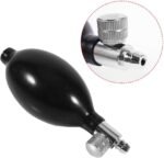Premium Blood Pressure Bulb with Air Release Valve | Manual Inflation for Sphygmomanometer & Cervical Inflatable Devices | Latex Black | Universal BP Pump Replacement - Image 2