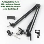 Professional Microphone Arm Stand Studio Quality Recording & Streaming - Image 4