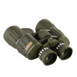 Seeker 10x50 military binoculars with red brand label shown on white background