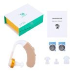 AXON F-138 hearing aid complete box package with LR44H batteries and manual available in Pakistan at Pakjastore.pk