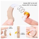 Lightweight 8 grams AXON F-138 hearing aid with 180 degree rotation feature for Pakistan users