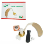 WT Voice Amplifier A-22 full kit with batteries cleaning brush and ear tips.