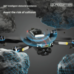 J6 Pro Drone 360 Degree Intelligent Obstacle Avoidance Sensor Technology Anti-Collision Flying