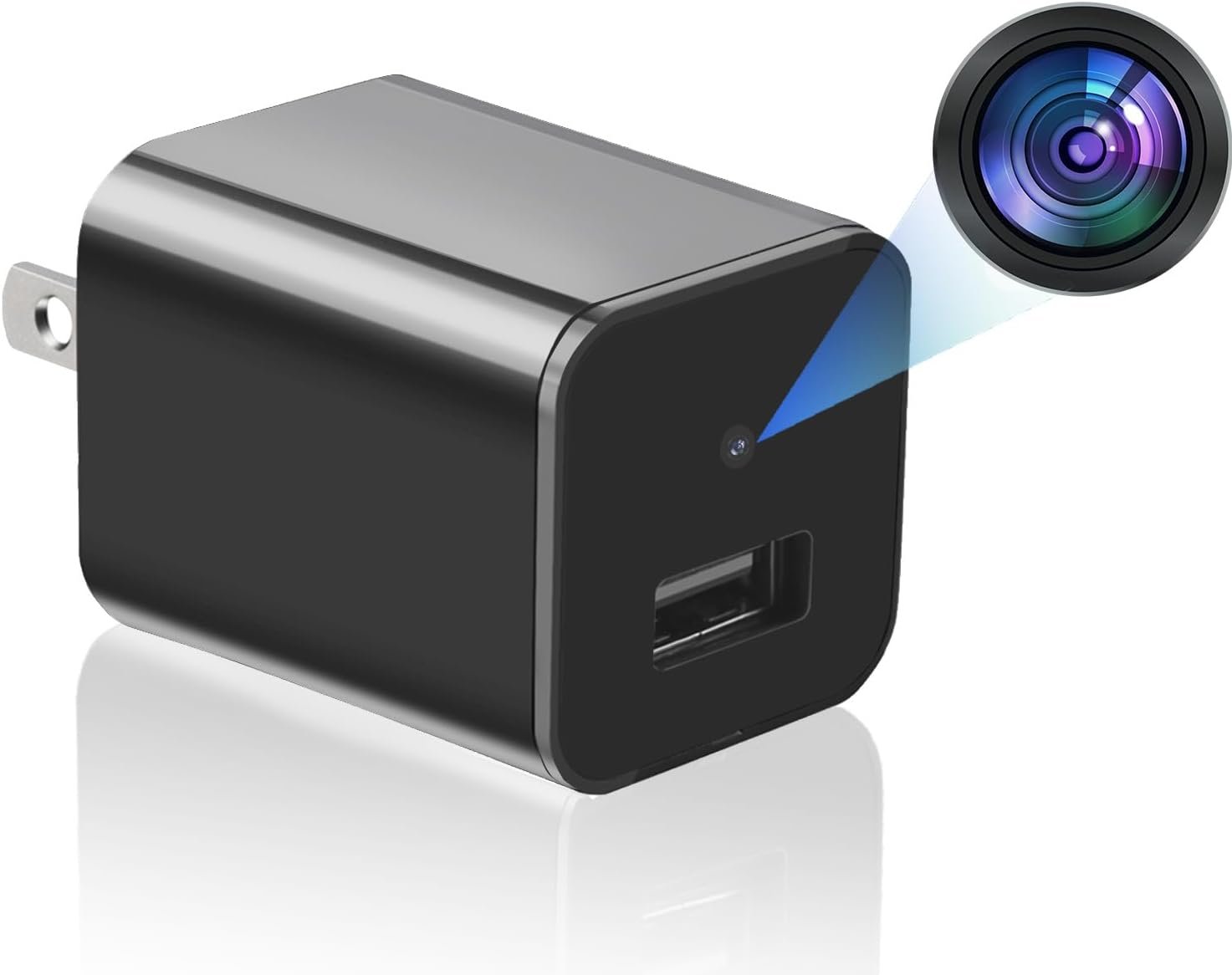 1080P HD hidden camera inside USB wall charger discreet spy camera Pakistan COD