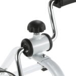 Adjustable resistance knob of pedal exerciser close up – variable tension cycle machine