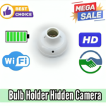 Best Choice Bulb Holder Hidden Camera WiFi HD available for Mega Sale