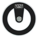 Digital Glass Weighing Scale LCD Display 43.60 KG with Temperature 28°C – 180KG Personal Scale Karachi Lahore Pakistan