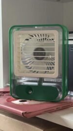 Mini USB Desktop Fan with Spray Cooling Fan Pakistan - Image 3