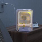 Mini USB Desktop Fan with Spray Cooling Fan Pakistan - Image 5