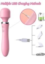 USB rechargeable wand massager multiple charging methods Pakistan